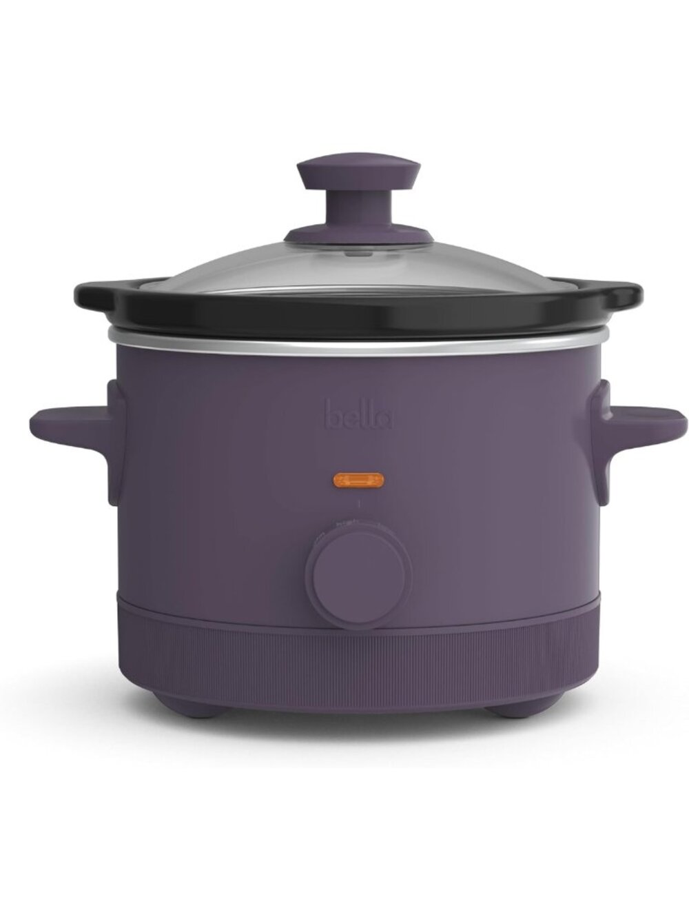 1.5qt Non-Toxic Slow Cooker - Manual, 3 Heat Settings, Plum Color, Kitchen